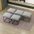 Import Accept large orders Rubiks Cube metal chair home combination creative stool and folding storage stool from China