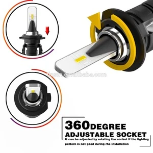 accessories led lamps h1 h4 to bulb conversion adapter headlight lamp projector ampoule 55w 5000k 15w
