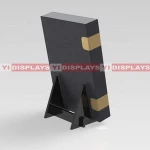 Acrylic tabletop retail photo album comic book records CD store display rack stand holder shelf
