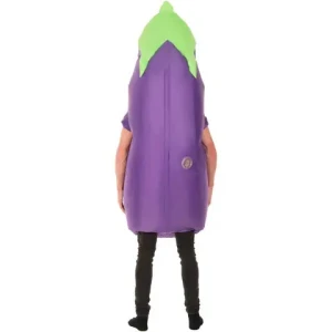 Adult Funny Purple Eggplant Cosplay Air Blow-up Halloween Carnival Party Fruits And Vegetables Inflatable Costume