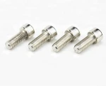 Aerospace machined parts Grade 5 titanium hex socket head flat head aerospace fasteners