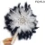 Import African Party Fan for Lady Ostrich Feather Hand Fan with Beads and Stones Turkey Feather Fan from China