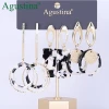 Agustina New Fashion Classic Acrylic Alloy Jewelry Bohemian Earring Set