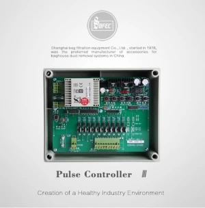 Air pollution control device pulse jet controller dust collector