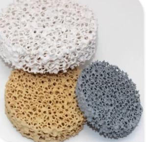 Alumina,Silicon Carbide,Zirconia Porous Ceramic Foam Filter