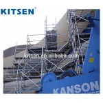 Aluminium Ring Lock Scaffolding System For Roof Construction