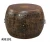 Import Aluminum Drum Stool Hand Hammered Side Table from India