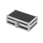 Aluminum Portable Password Toolbox Document File Makeup Storage Organizer Confidential Mobile Cash Safety Box Flight Case