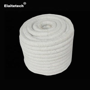 Aluminum silicate ceramic fiber round and square braided rope/cord and twisted braid gland packing