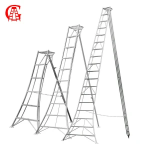 Aluminum tripod ladder for fruit picking