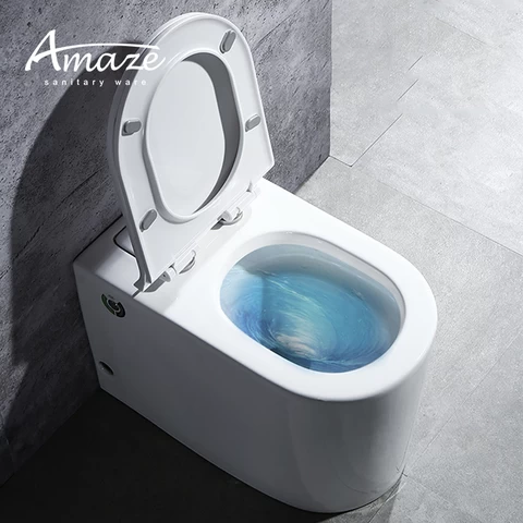 Amaze Modern Ceramic Bathroom Cyclone Flushing Chinese Girl Public Toilet Bowl