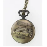 Amazon best selling bronze classic pocket watch with chain