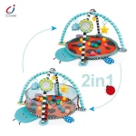 Amazon hot cartoon beetle baby safety activity gym game 20pcs ocean ball pit play mat
