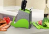 Amazon hot sale knife holder with knife and cutting board set