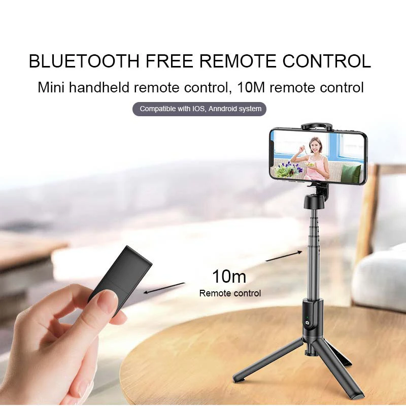 Amazon Hot Sale M13 Felxible Selfie Stick Phone Holder Stick with Bluetooths Selfie Remote Control Cellphone Stand Holder