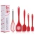 Import Amazon hot sell  High quality 5 pcs silicone baking tools set with iron inside from China