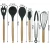 Import Amazon Hot Selling Kitchen AccessoriesTools Gadgets 11 pcs Wooden Handle Silicone Cooking Utensil Set from China