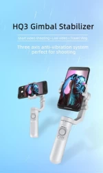 Amazon Mini Handheld Gimbal Stabilizer Mobile Phone Holder 2200mah Cellphone Stabilizer Top Seller Best 3 Axis Gimbal GO APP