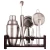 Import Amazon top seller 304 cocktail shaker  set Stainless Steel with Bamboo Stand Boston 500ml Bartender kit  Cocktail  shaker set from China