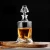 Import Amazon top seller fashioned single product 650ml engraved glass whiskey decanter from China