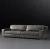 Import American Design Living Room Furniture Set Modern Leather Sofa from China