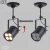 Import American retro track light Decorative ceiling track spotlights E27 Par30/20 track spotlights from China