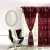 Import American style 2020 new jacquard yarn fabric curtain with lace drape and 2-layer lining from China