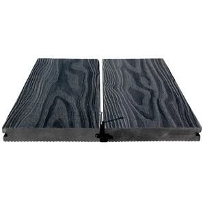 Anti-Slip Wood Plastic Composite Fireproof Deck Covering Patio Decking Materials
