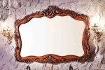 Antique style solid wood double wash basin bathroom furniture storage