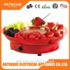 Antronic ATC-CF19B 25W mini plastic chocolate fountain manufacture with 2 separated parts for easy cleaning