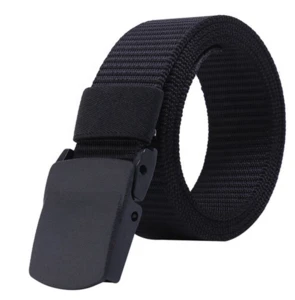 Army Belt Black Strap Nylon Tactical Outdoor Military Belt