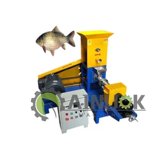 artemia fish feed pellet making machine floating screw pet food extruder