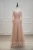 Import ASAM-18 Hot Sale A line Tulle Off shoulder Sweetheart Bridesmaid Dresses from China
