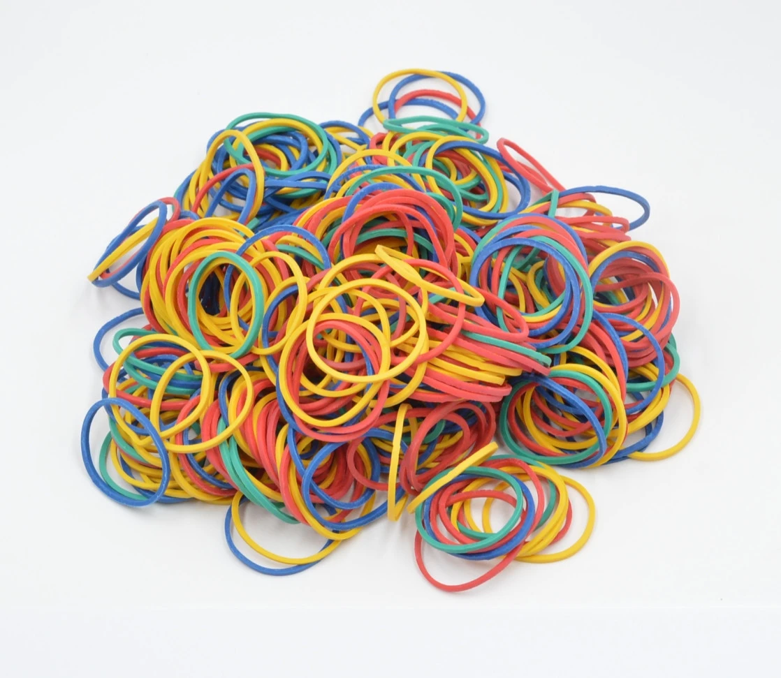 Assorted colors Rubber Band for bank,1inch rubber band