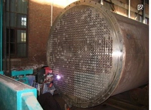 ASTM B381 Gr2 titanium disc in pipe heat exchanger