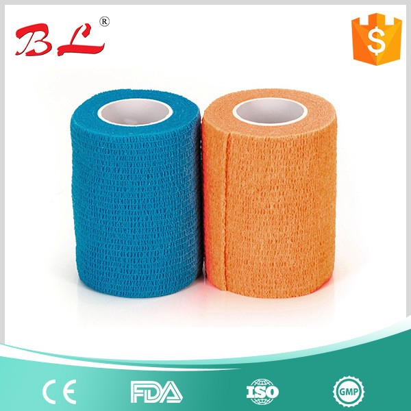 Athletic First Aid Medical Ankle Care Self Adhesive Bandage Gauze Tape Green