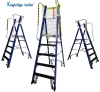 Australian standard insulated platform ladder fiberglass with wheels