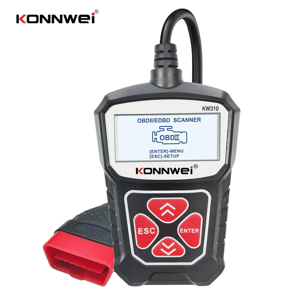 Auto Car Diagnostic Tool Fault Code Reader OBD2 Auto Doctor Scanner KONNWEI GW310