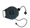 Automatic retractable electric cable hose reels