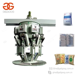 Automatic Rotary Cement Packer 50 Kg Bag Packing Cement Packaging Machine For Sale