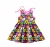 Import baby fancy dress gallus ball pattern ruffle pink color baby summer dress from China