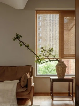 Bamboo curtains Good Light Filtering Window Door Curtains High quality bamboo blinds roller up window