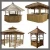 Import Bamboo Frame Outdoor Worldwide Hot Sale High Quality Cheap Garden Gazebo Pavilion from China