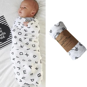 bamboo muslin swaddle cotton blanket throws