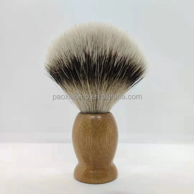 Bamboo Shaving Brush Badger Hair Shaving Brush Synthetic Shaving Brush Knot