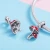 Import BAMOER New Collection 925 Sterling Silver Mushroom Red Enamel Pendant Charms Fit Bracelets & Necklaces Silver Jewelry SCC1060 from China