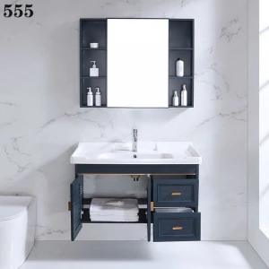 Bathroom Mirror Steel Cabinets Wall Hanging Cheap Cabinet Plywood Modern Shower Solid Surface Sink Designed