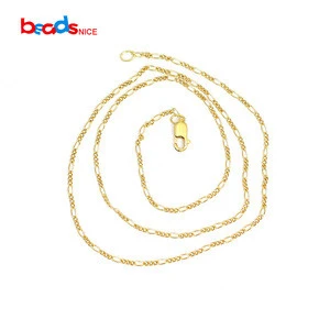 Beadsnice Figaro Chain Necklace with Lobster Clasp for Women Jewelry Pendant Making