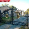 Beautiful Outdoor Decorative Wrought Iron Gates