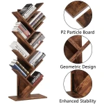 Bedroom Furniture Book Shelf Book Display Shelf Cabinet Home Furniture Wood Bookcase Tree Bookcase